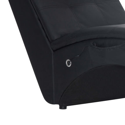 Chaise Longue De Massage Avec Oreiller Similicuir