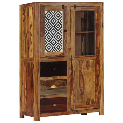 Buffet 95X48X150 Cm Bois De Sesham Massif