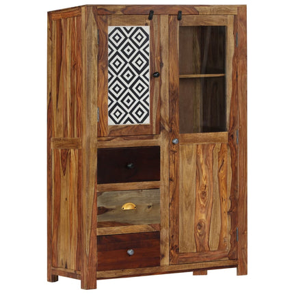 Buffet 95X48X150 Cm Bois De Sesham Massif