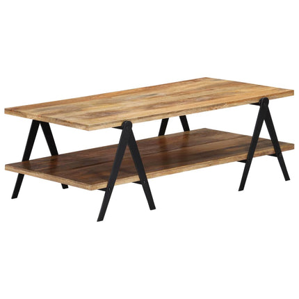 Table Basse 115X60X40 Cm Bois De Manguier Massif
