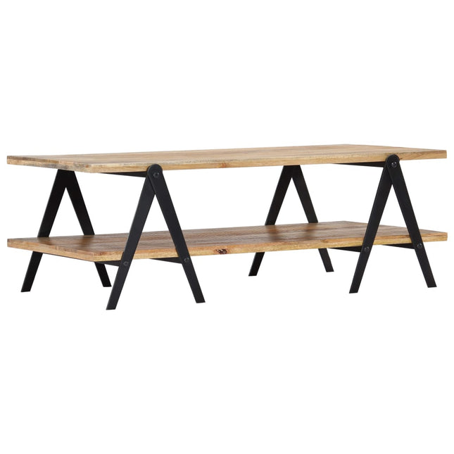 Table Basse 115X60X40 Cm Bois De Manguier Massif