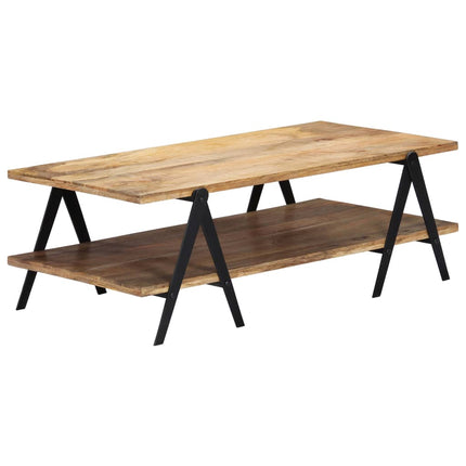 Table Basse 115X60X40 Cm Bois De Manguier Massif