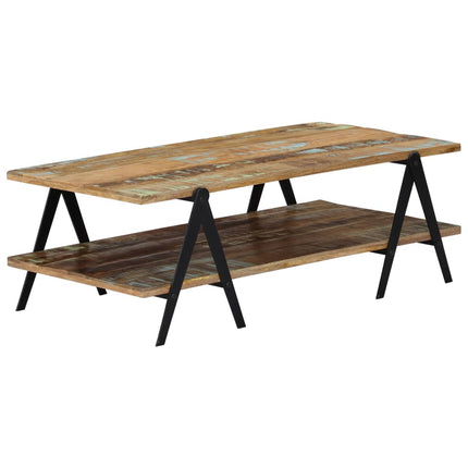 Table Basse 115X60X40 Cm Bois De Manguier Massif