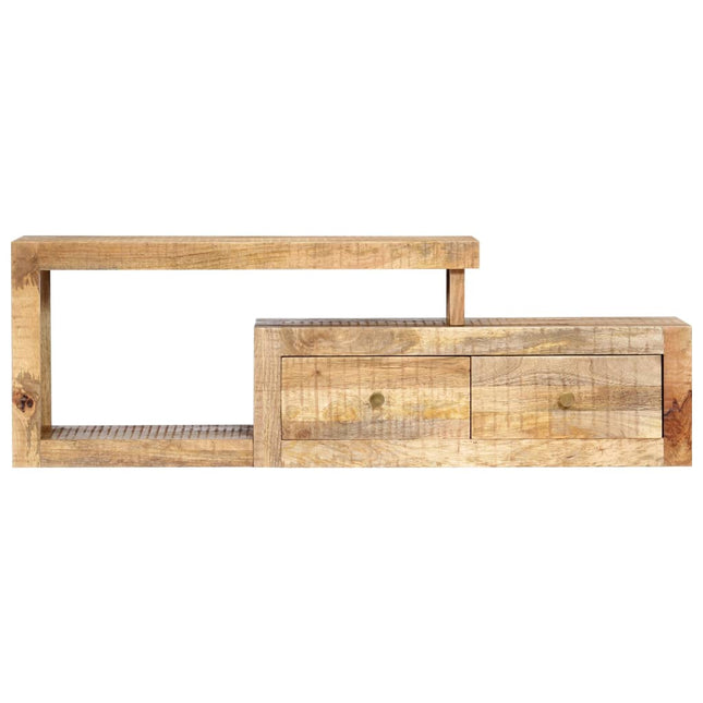 Meuble Tv 120X30X40 Cm Bois Massif De Manguier