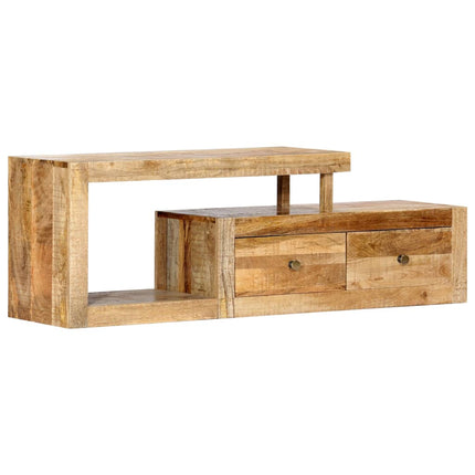 Meuble Tv 120X30X40 Cm Bois Massif De Manguier