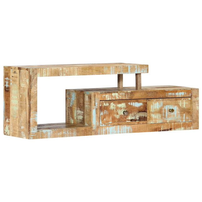 Meuble Tv 120X30X40 Cm Bois Massif De Manguier