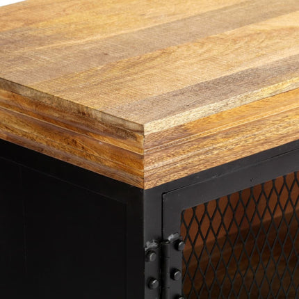 Buffet 150X40X75 Cm Bois De Manguier Solide