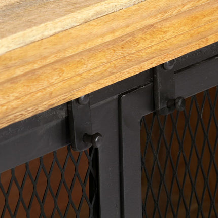 Buffet 150X40X75 Cm Bois De Manguier Solide