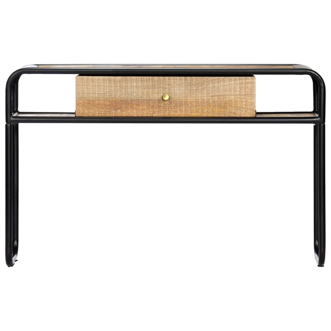 Table Console 118 X 30 X 75 Cm Bois De Manguier Massif