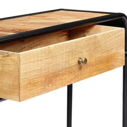 Table Console 118 X 30 X 75 Cm Bois De Manguier Massif