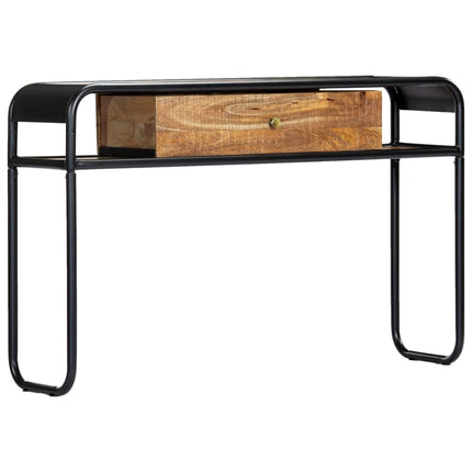 Table Console 118 X 30 X 75 Cm Bois De Manguier Massif
