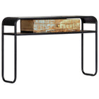 Table Console 118 X 30 X 75 Cm Bois De Manguier Massif