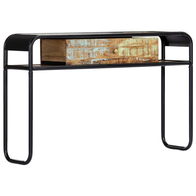 Table Console 118 X 30 X 75 Cm Bois De Manguier Massif