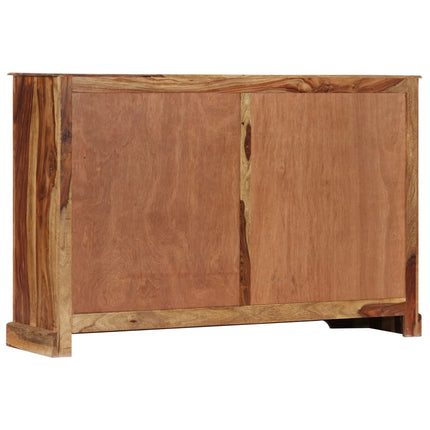 Armoire À Chaussures 140 X 35  X 90 Cm Bois Massif De Sesham