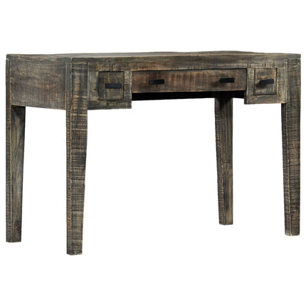 Bureau Noir 110 X 50 X 75 Cm Bois De Manguier Massif