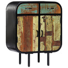 Buffet 60X30X75 Cm Bois De Manguier Massif Et Fer