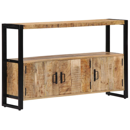 Armoire Latérale 120X30X75 Cm Bois De Manguier Solide