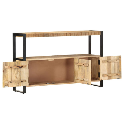 Armoire Latérale 120X30X75 Cm Bois De Manguier Solide