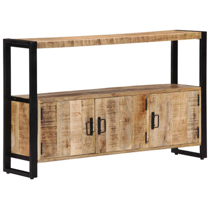 Armoire Latérale 120X30X75 Cm Bois De Manguier Solide