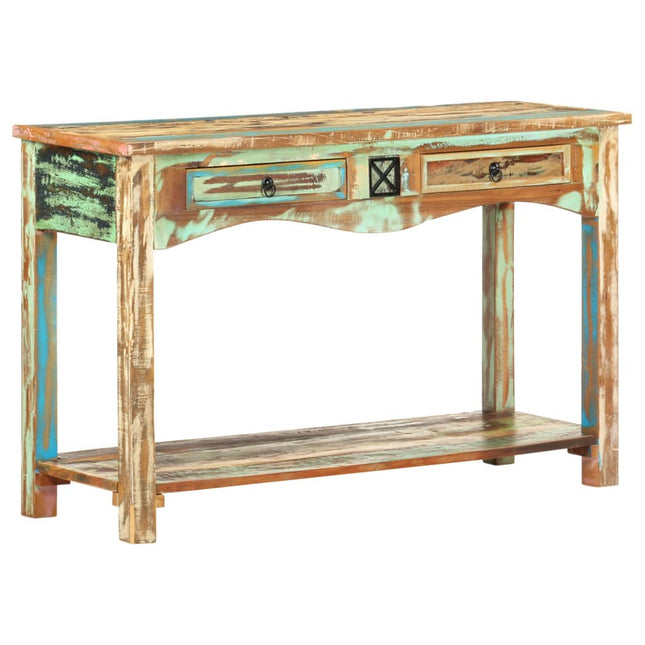 Table Console 120X40X75 Cm Bois Solide De Récupération