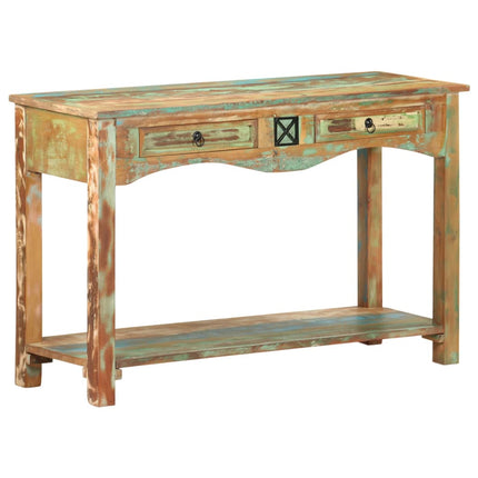 Table Console 120X40X75 Cm Bois Solide De Récupération