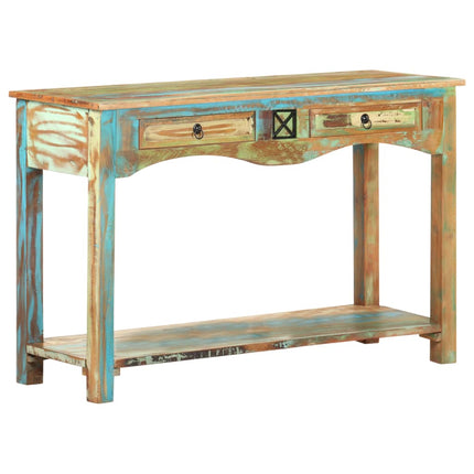 Table Console 120X40X75 Cm Bois Solide De Récupération