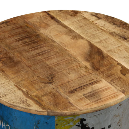 Tables Basses 2 Pcs Bois Solide De Manguier