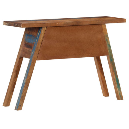 Table Console 110X30X75 Cm Bois Solide De Récupération