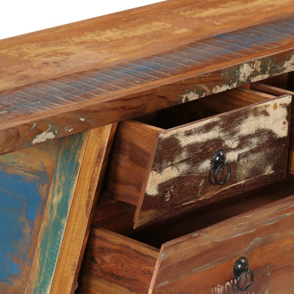 Table Console 110X30X75 Cm Bois Solide De Récupération