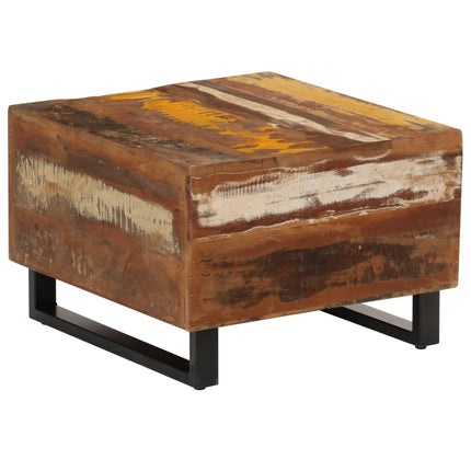 Table Basse 50 X 50 X 35 Cm Bois De Récupération Massif