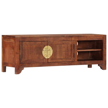 Meuble Tv 120X30X40 Cm Bois D'acacia Massif