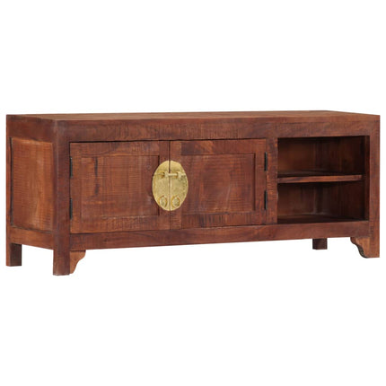 Meuble Tv 120X30X40 Cm Bois D'acacia Massif