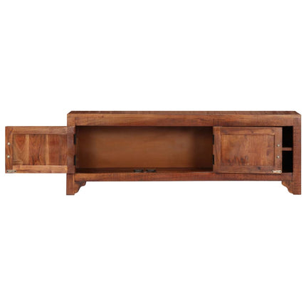 Meuble Tv 120X30X40 Cm Bois D'acacia Massif