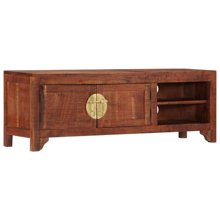 Meuble Tv 120X30X40 Cm Bois D'acacia Massif