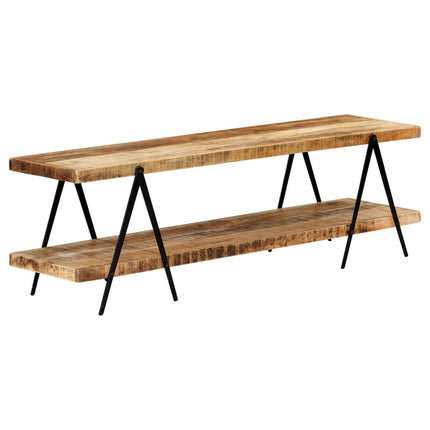 Meuble Tv 160X40X50 Cm Bois Solide De Manguier