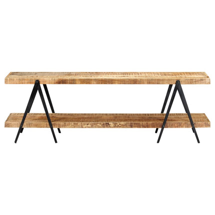 Meuble Tv 160X40X50 Cm Bois Solide De Manguier