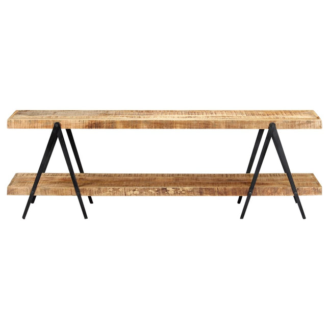 Meuble Tv 160X40X50 Cm Bois Solide De Manguier