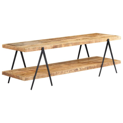Meuble Tv 160X40X50 Cm Bois Solide De Manguier