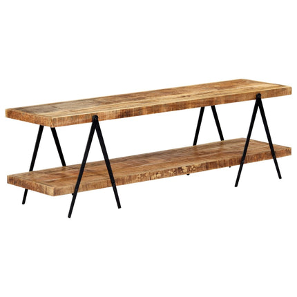 Meuble Tv 160X40X50 Cm Bois Solide De Manguier