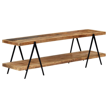Meuble Tv 160X40X50 Cm Bois Solide De Manguier