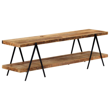 Meuble Tv 160X40X50 Cm Bois Solide De Manguier