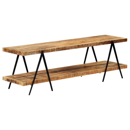 Meuble Tv 160X40X50 Cm Bois Solide De Manguier
