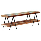 Meuble Tv 160X40X50 Cm Bois Solide De Manguier