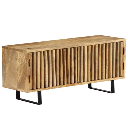 Meuble Tv 90X30X40 Cm Bois De Manguier Massif