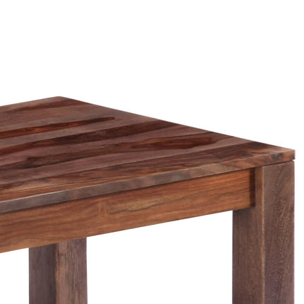 Table Basse Gris 110X50X35 Cm Bois Massif