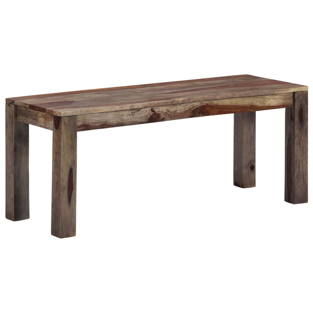 Banc Gris Bois De Sesham Massif