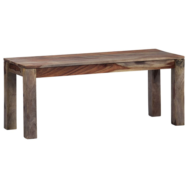 Banc Gris Bois De Sesham Massif