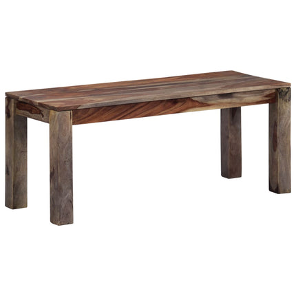 Banc Gris Bois De Sesham Massif
