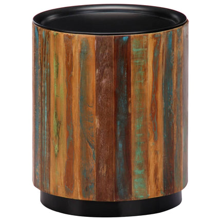 Table Basse Bois Massif Et Acier 68 Cm