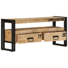 Meuble Tv 100X30X45 Cm Bois De Manguier Massif